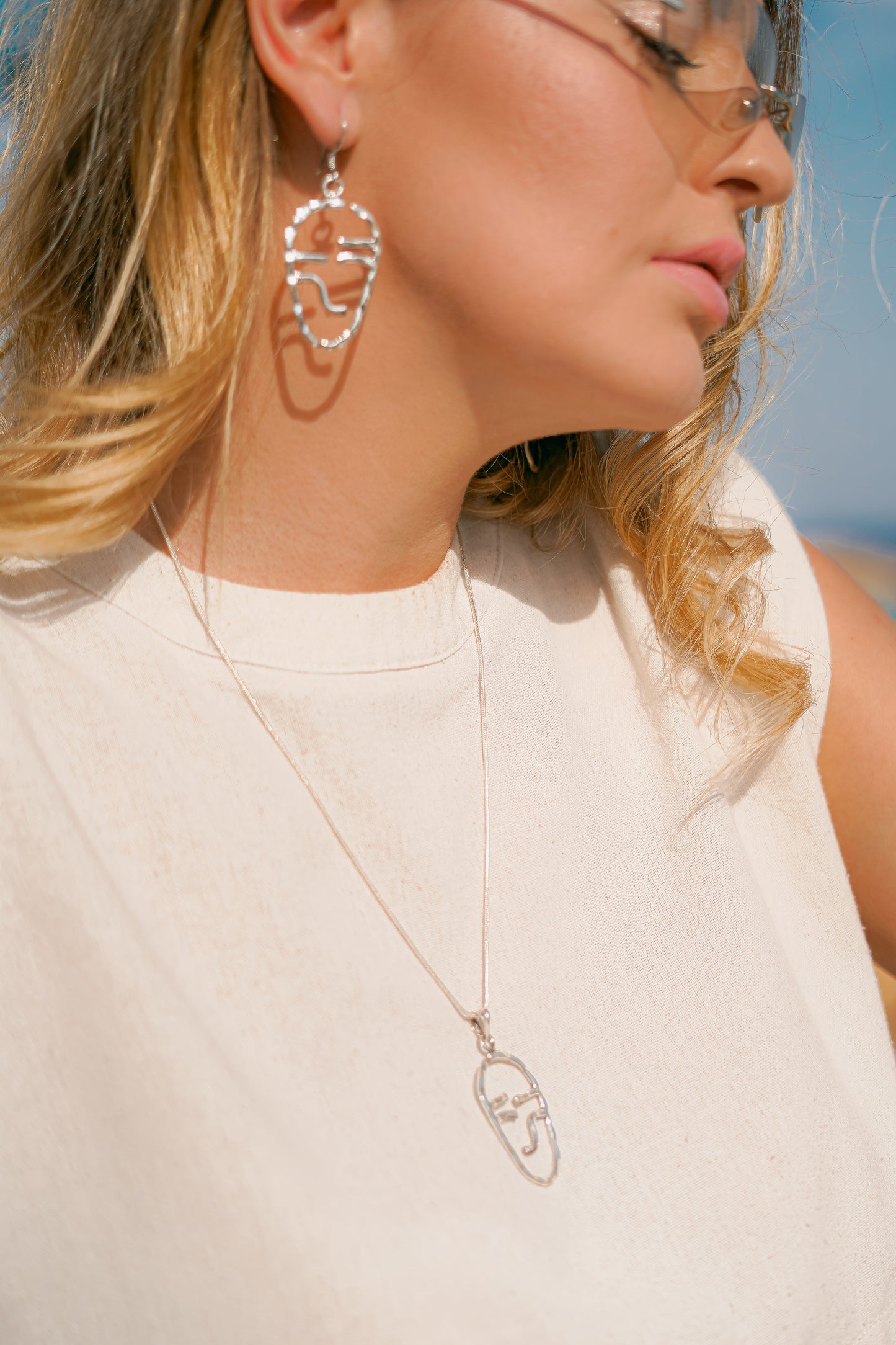 Ciondolo Spirito di Siwa – Il Volto del Mistero. ciondolo in Argento 925