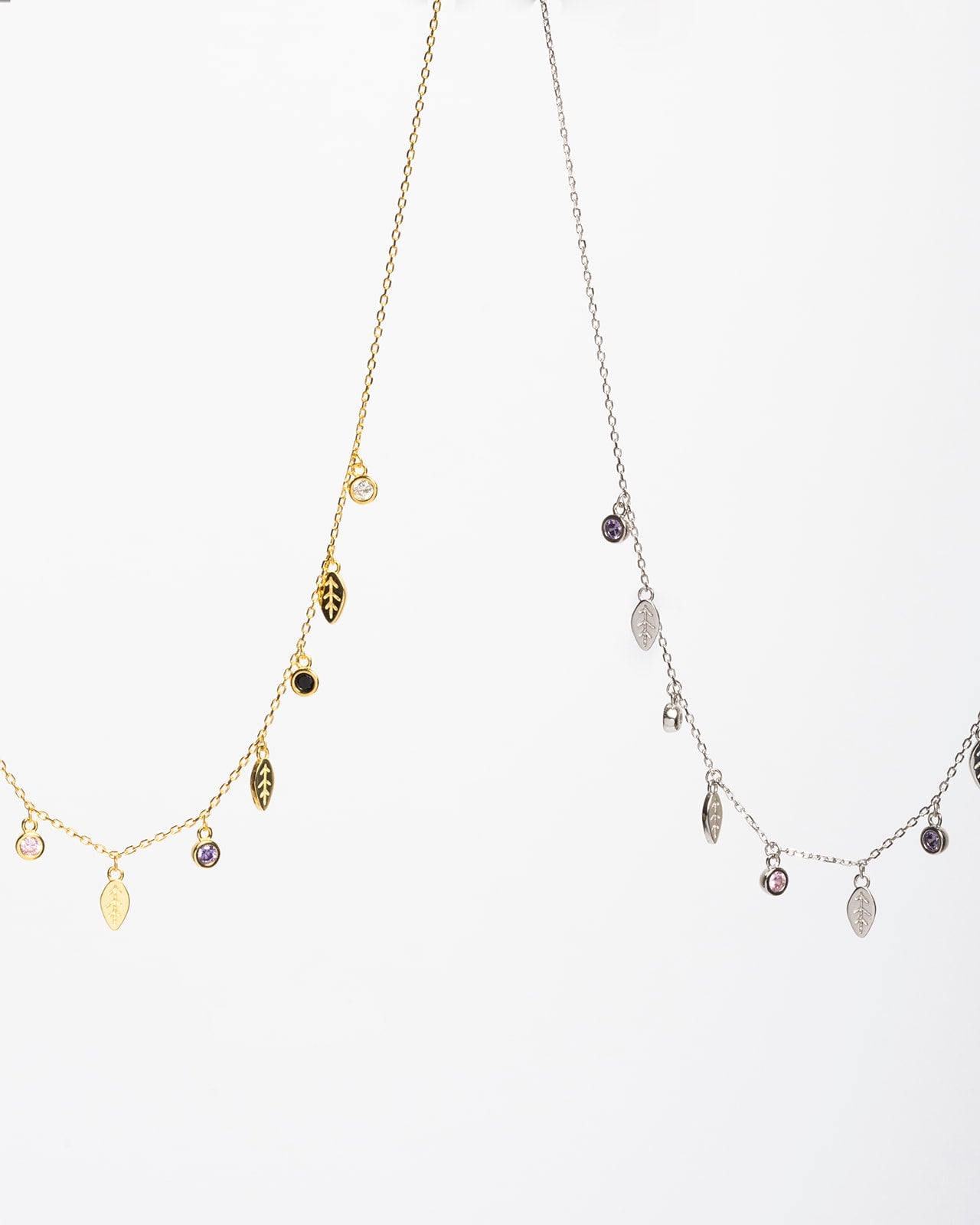 Collana Girocollo Foglie - ÉCLAT GIOIELLI