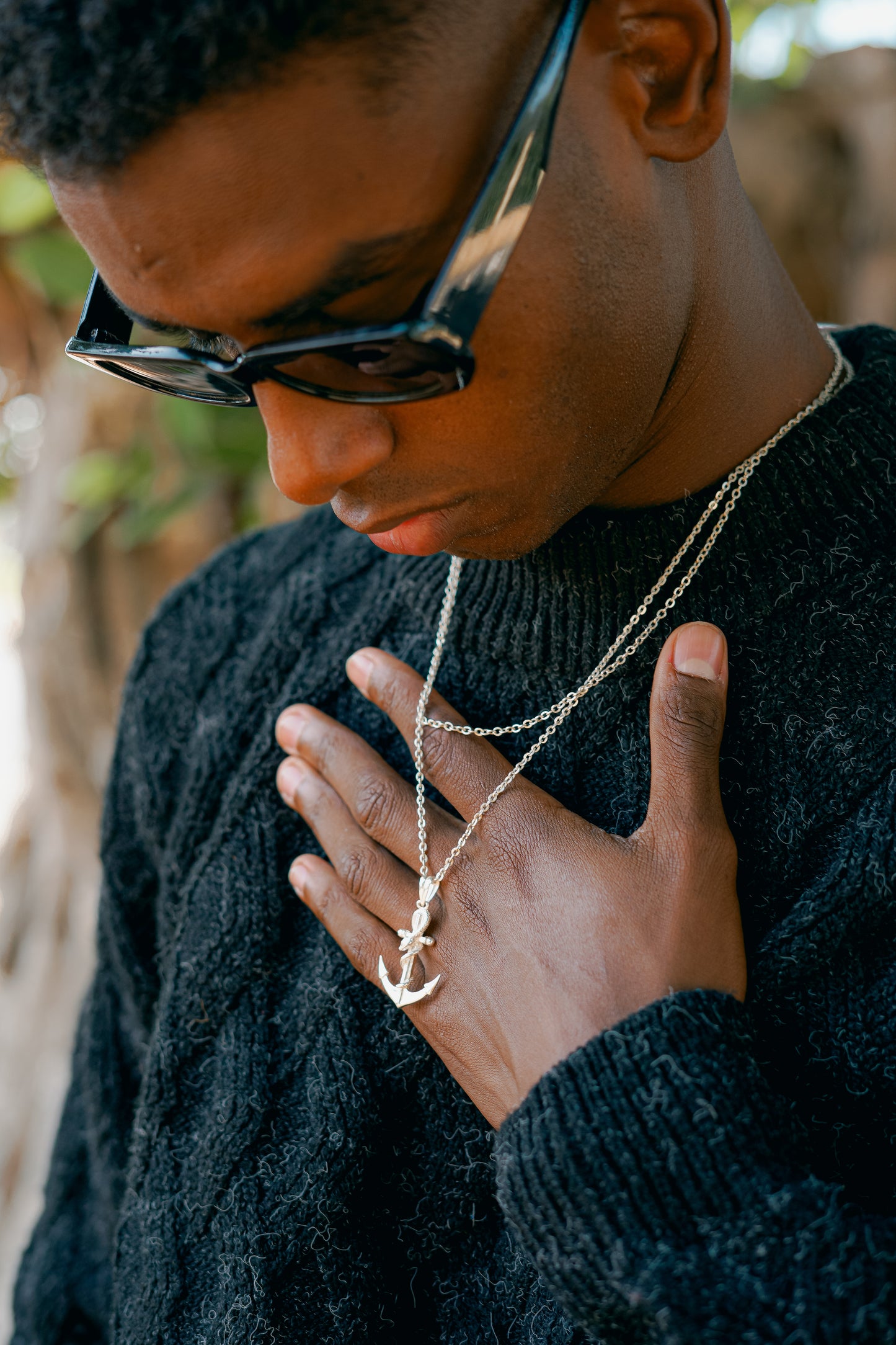 Ciondolo Àncora Simbolo di Stabilità in Argento 925 Éclat