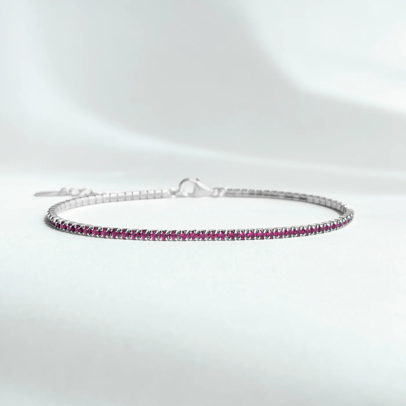 bracciale tennis rosso ÉCLAT GIOIELLI