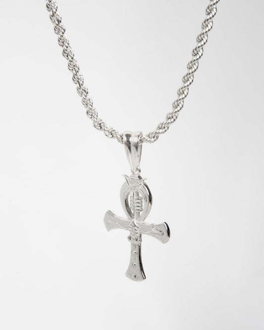 Ciondolo Djed Osiride in argento 925