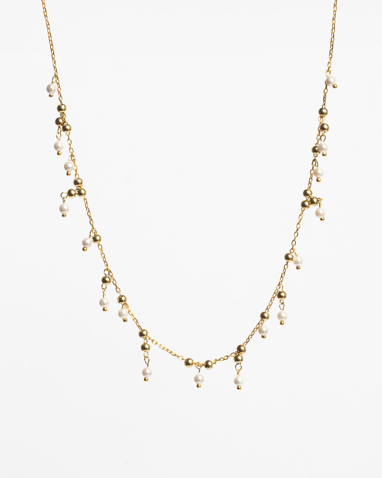 Collana Gocce di Perle in argento 925 - ÉCLAT GIOIELLI