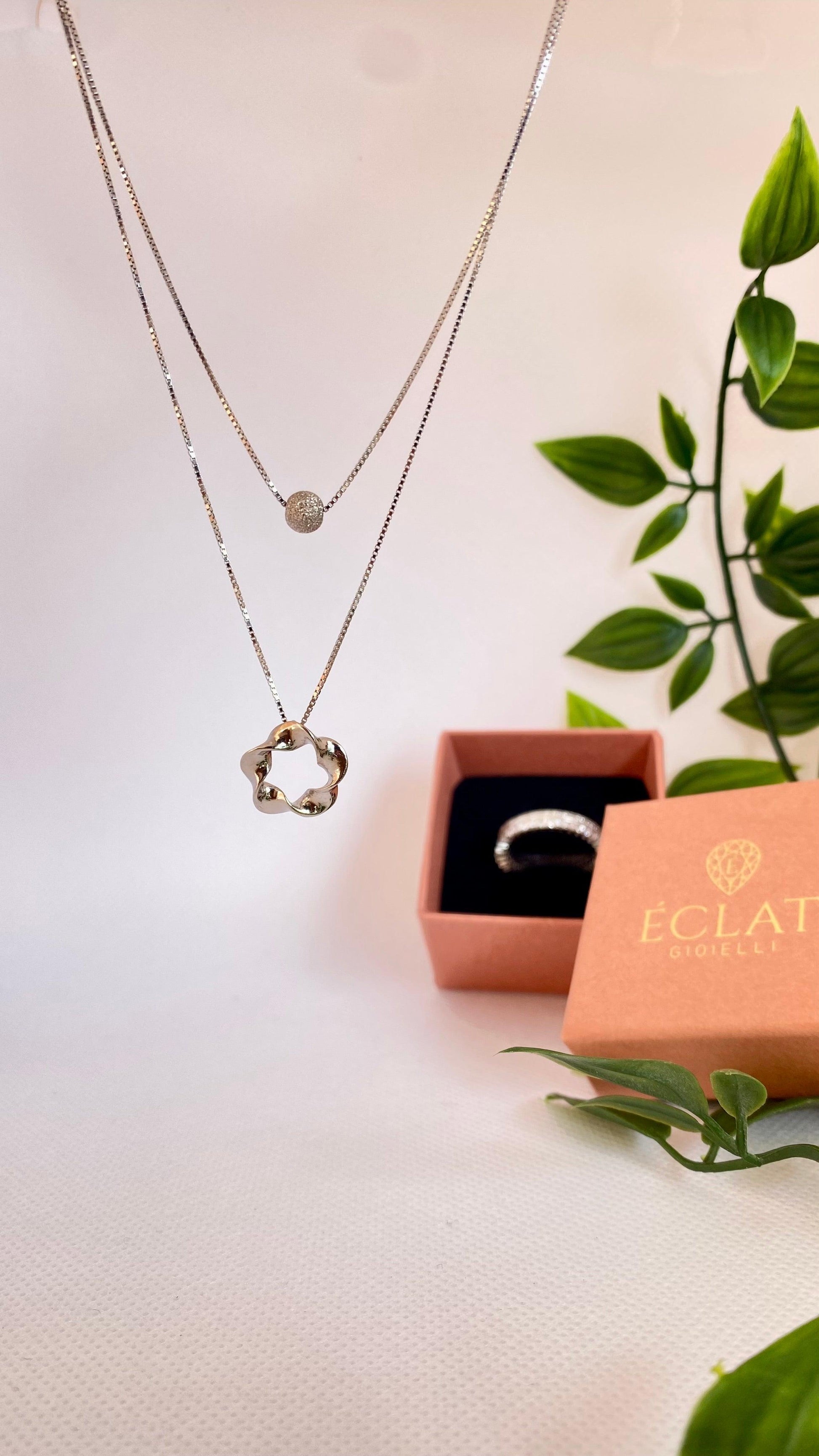 Collana Doppia Catena - ÉCLAT GIOIELLI