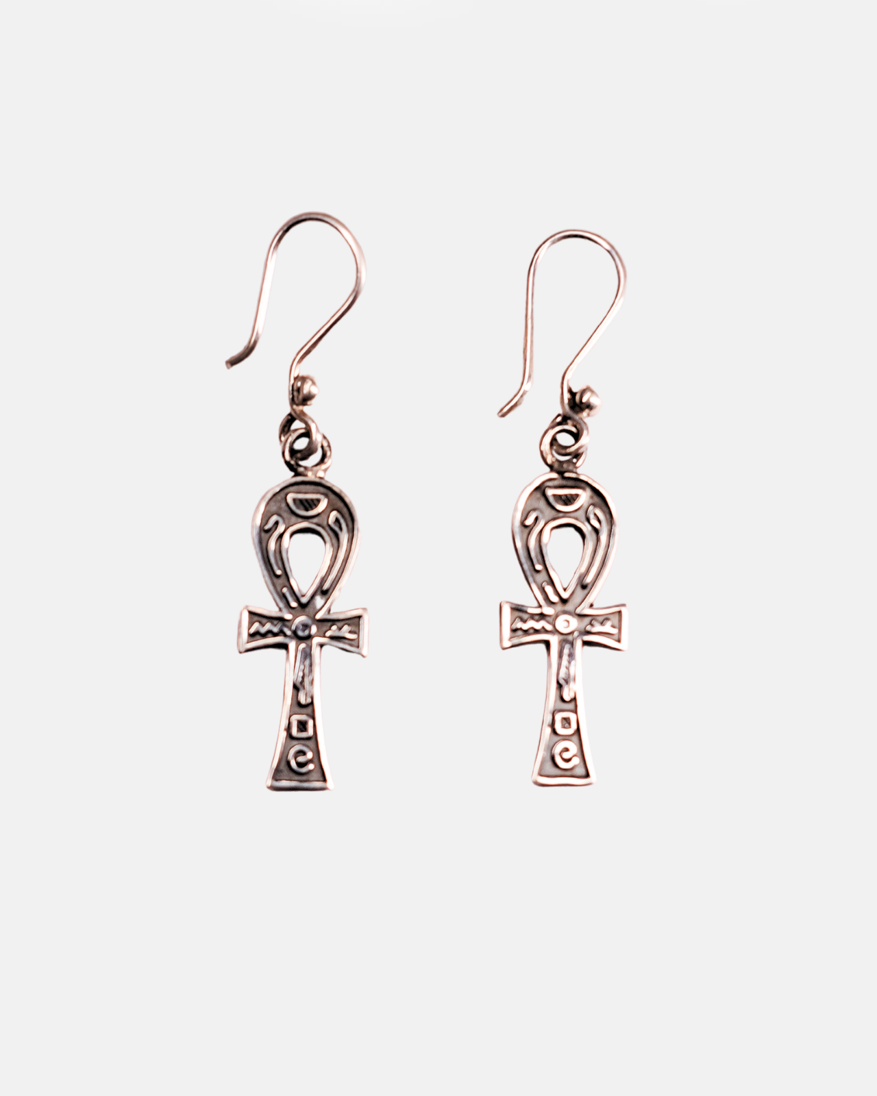Orecchini Ankh in Argento | La Chiave della Vita di Siwa