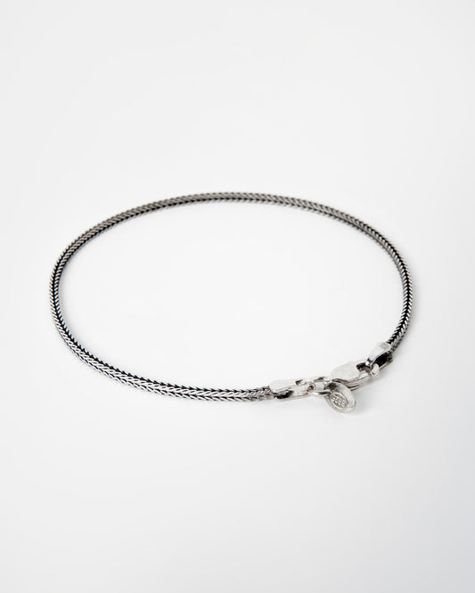 bracciale argento 925 maglia serpente sottile