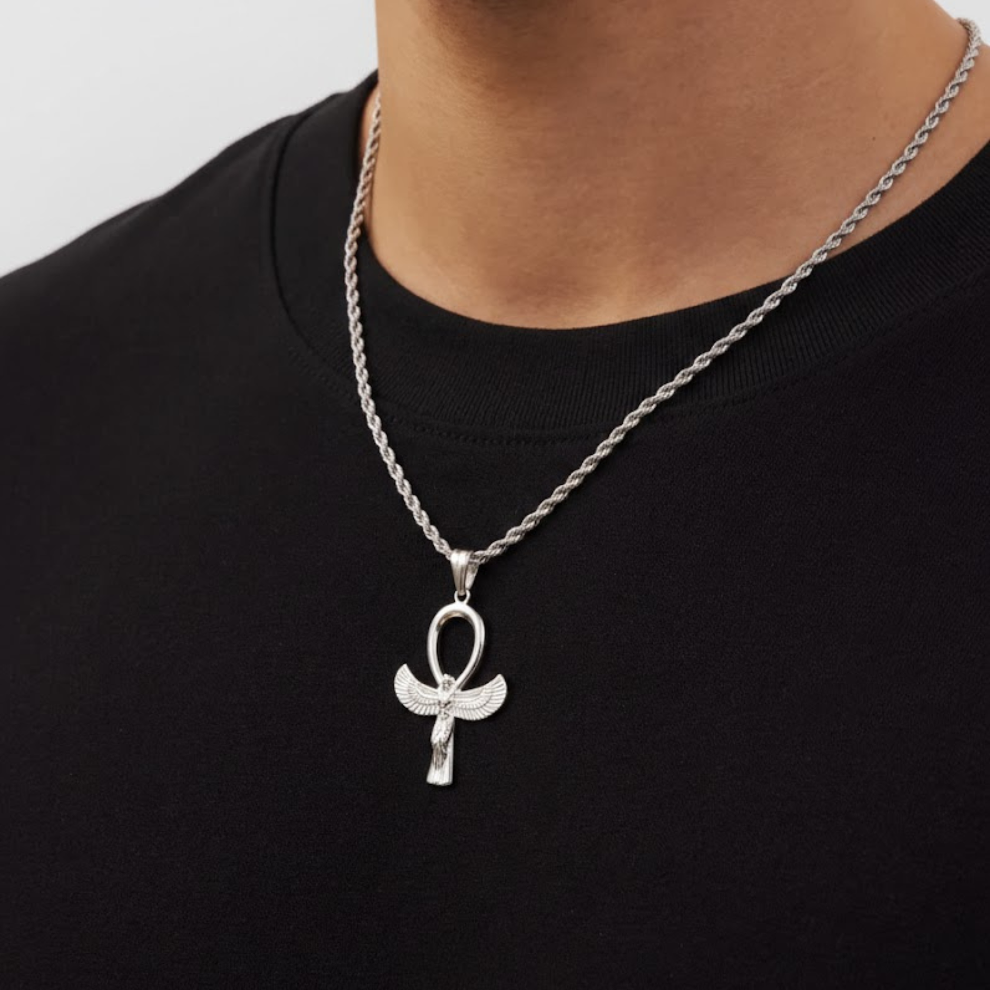 collana corda in argento 925 con pendente Éclat Gioielli 